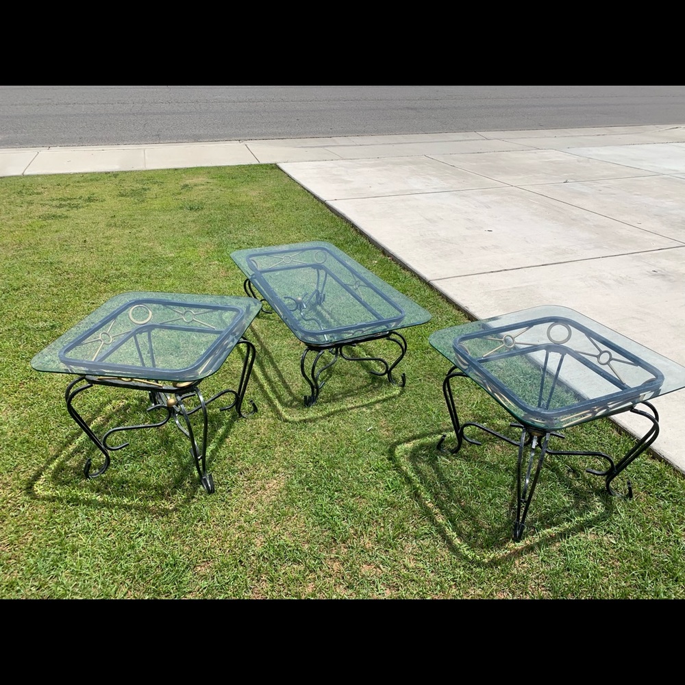 Glass tables